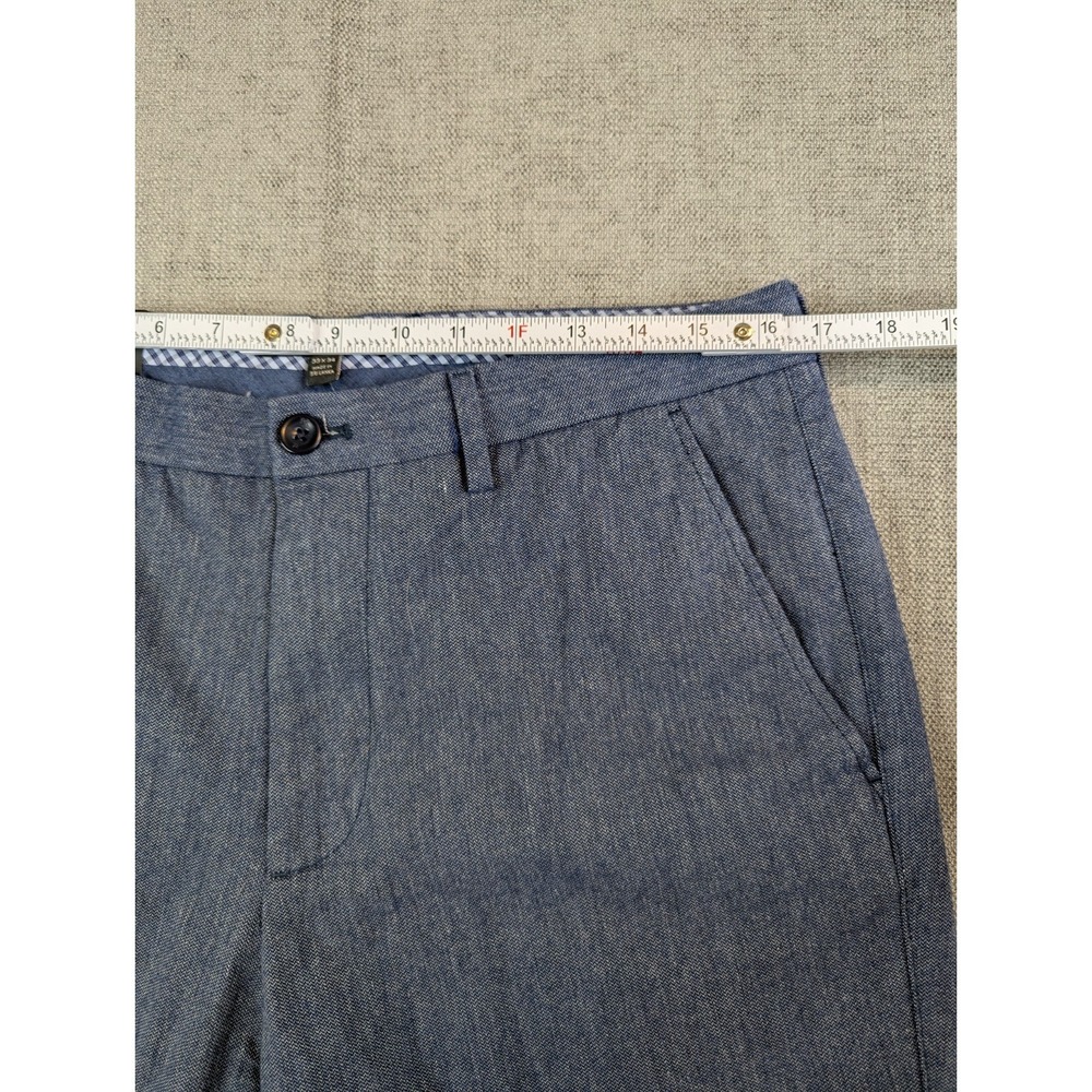 NWT Banana Republic Pants Mens 33x34 Blue Chino Kentfield Slim Fit Cotton Casual - Picture 6 of 11